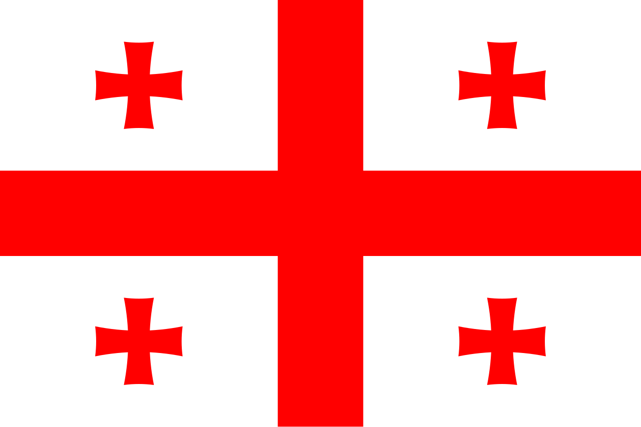 Flag for Georgia