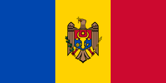 Flag for Moldova